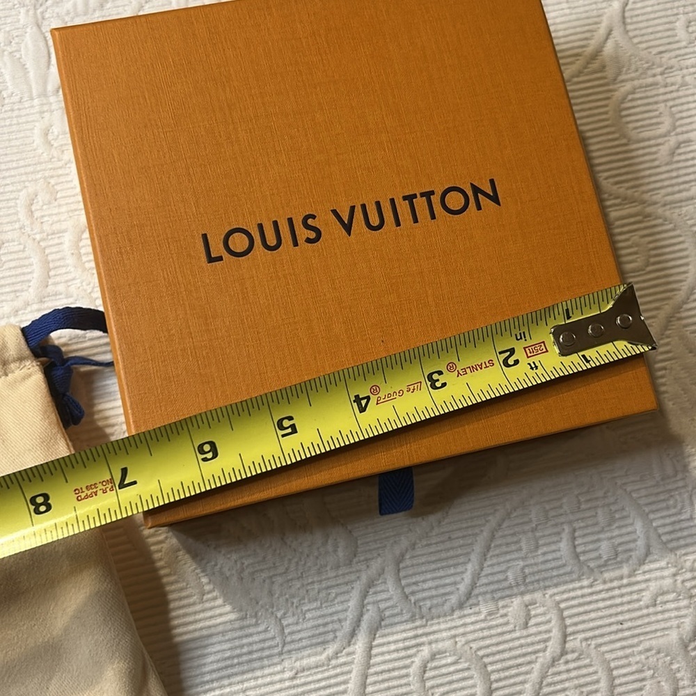 Louis Vuitton Orange Box Set with Blue Ribbon - Picture 7 of 11